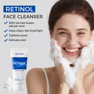 <span class=keywords><strong>Limpiador</strong></span> <span class=keywords><strong>facial</strong></span> con retinol de etiqueta privada, 100g, lavado <span class=keywords><strong>diario</strong></span> antienvejecimiento con vitamina A, limpieza profunda y suaviza la piel, lavado <span class=keywords><strong>facial</strong></span> MOOYAM - Product Image 5