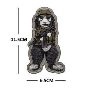 Cat's Piss No.1 Insignia táctica bordada hecha a mano ecológica-Adhesivo de hierro de doble cara para bolsos y ropa - Product Image 3