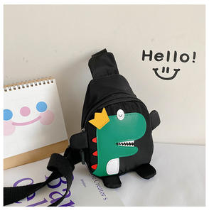 Mochila Escolar Infantil de Dibujos Animados de Dinosaurios Súper Suaves, Mochila de Hombro Doble para Niñas, Mochila Casual de Pecho para Bebés - Product Image 5