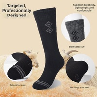 Chaussettes en alpaga en gros pour hommes, chaussettes de compression en alpaga pour femmes, chaussettes de compression en alpaga pour hommes et femmes, chaussettes de randonnée d'hiver, cadeau
