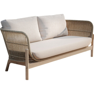 Ensemble de canapés modernes d'extérieur en teck massif avec cadre en aluminium, écologique, imperméable, protection solaire, pour villa, cour et <span class=keywords><strong>balcon</strong></span> - Product Image 5