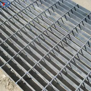 Matériau de construction en métal galvanisé, grille en acier/grilles dentelées en acier GI