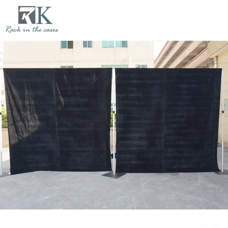 Lengthen firm and stable structure removable backdrop pipe and drape curtain kits