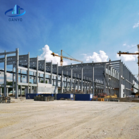 Bâtiment industriel en structure métallique pour atelier, moderne, sur mesure, pour usine commerciale en gros