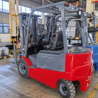 Chariot élévateur électrique à 4 roues, hauteur de levage de 3 à 6 m, faible consommation d'énergie, compteur intelligent pour la manutention de conteneurs en port et en quai