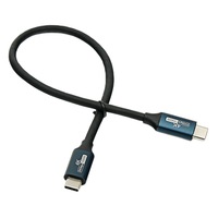 Kabel USB 3.2 Tipe C ke C 20Gbps 100W PD Pengisian Cepat 4K 60Hz E-Marker Fungsi Lengkap Kabel USB C Male ke Male
