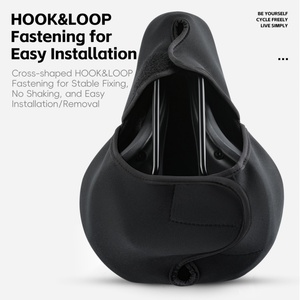 WEST BIKING inflable 3D <span class=keywords><strong>Airbag</strong></span> Road Bike Saddle Cover absorción de impacto transpirable asiento de <span class=keywords><strong>bicicleta</strong></span> funda de cojín - Product Image 4