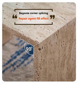 Panel de pared para interior y exterior de piedra Flexible, tablero de textura 3D de piedra <span class=keywords><strong>suave</strong></span>, tablero de fondo decorativo MCM, travertino impreso - Product Image 6