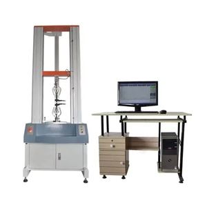 Machine d'essai de traction électronique à commande informatique pour fils électriques et câbles en acier, conforme aux normes ISO 4587 11405 ASTM D628 638 200KN - Product Image 2