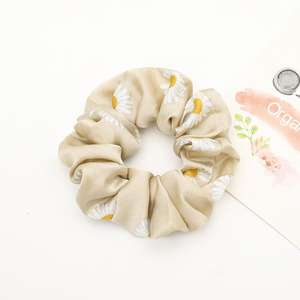 PT074A Cintas elásticas accesorios cabello impreso flores scrunchie de <span class=keywords><strong>moda</strong></span> para mujer venta al por mayor - Product Image 4