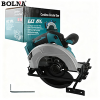 Scie circulaire électrique sans balais au lithium-ion de 2000 W de qualité industrielle de 7 pouces pour la coupe du bois et de la pierre, scie de table portative
