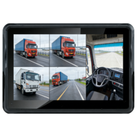 Caméra de surveillance embarquée 4G DM GPS avec enregistrement en temps réel, écran tactile 10 pouces, MDVR, surveillance des véhicules pour semi-remorques, camions, détection des angles morts