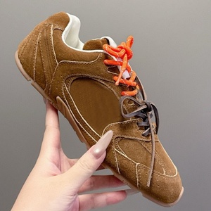 Women's Luxury Designer Vintage Casual Sneakers <b>Soft</b>-Sole Lightweight Flat Walking <b>Shoes</b> Summer Breathable Mesh Tennis <b>Shoes</b> - Product Image 5