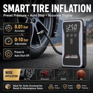 Arrancador de Coches S3 Factory 1000A 12V 45W con Carga Rápida, Pantalla Digital, Luz LED, Banco de Energía Tipo-C/USB, a Prueba de Chispas - Product Image 6