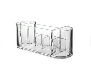 Venta al por mayor de fábrica personalizado transparente acrílico maquillaje cepillo organizador cuidado cosmético caja de almac - Product Image 1