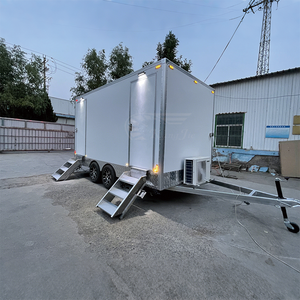 Nâng cao kép ngăn di động nhà vệ sinh Trailer Nam và Nữ phân vùng cho sử dụng ngoài trời bán hàng trực tiếp - Product Image 3