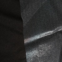 Col de chemise en coton 100% avec revêtement HDPE, entoilage tissé pour thobe masculin