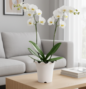 Pot de fleurs en plastique à bord festonné, moderne et minimaliste, pour plantes succulentes, jardin, intérieur, extérieur, vente en gros - Product Image 1