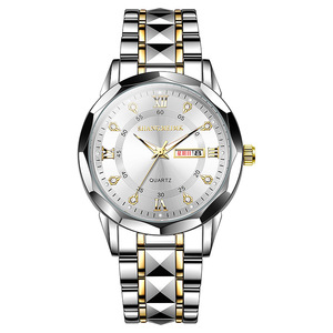 Montre homme étanche et lumineuse, nouvelle collection, bracelet en cuir, mouvement à quartz, produit d'exportation populaire - Product Image 6