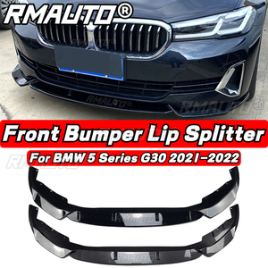 สำหรับ BMW ซีรีส์ 5 G30 LCI ปี 2017-2022 G30 ชุดแต่งสเกิร์ตหน้า สปอยเลอร์ ดิฟฟิวเซอร์ ครอบกันชนหน้า ชุดแต่งภายนอก - Product Image 3