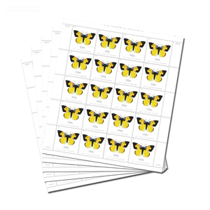Étiquettes imperméables Forever Products, autocollants <span class=keywords><strong>de</strong></span> collection, timbres-poste originaux rares <span class=keywords><strong>de</strong></span> première classe 2019, étiquettes papillon à expédition rapide - Product Image 1