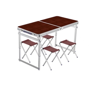 HISPEED mallette portable réglable en hauteur 120x60 <span class=keywords><strong>table</strong></span> de pique-nique de <span class=keywords><strong>camping</strong></span> à couleur personnalisée - Product Image 5