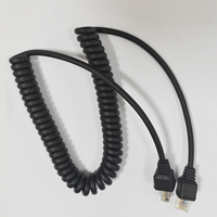 Câble en spirale pour radio bidirectionnelle, pour microphone MH-31A8J de FT-817ND, FT-857D, FT-897, etc.