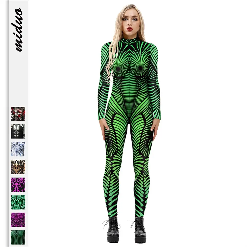 Tuyệt vời in mô hình sexy cho Đảng Halloween số lượng lớn trang phục người lớn phụ nữ cosplay