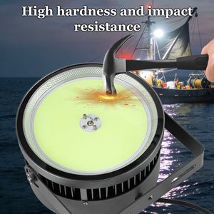 Lampe de pêche submersible LED verte 1200W, construction en alliage d'aluminium IP65, portée d'éclairage 150m, CRI 90 élevé, attire les poissons - Product Image 5