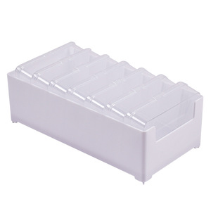 Cable <b>Storage</b> <b>Box</b> Rectangle Desktop Organizer With Dividers For Phone Charger Data Cables PP <b>Material</b> Safe Odorless - Product Image 2