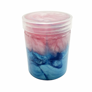 Galaxy Colorful Glitter <b>Putty</b> Poop Slime Toy Fruits Jelly Crystal Clay Stress Relief Slime for Kids Boys Girls Playdough Slime - Product Image 5