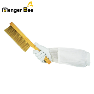 Guantes de Apicultura Cortos Menger Bee BG-5, Nuevos de Fábrica, Venta al Por Mayor, Puños Ventilados de Algodón, Transpirabilidad Extra, Piel de Cabra Blanca, 1 Año de Garantía - Product Image 4