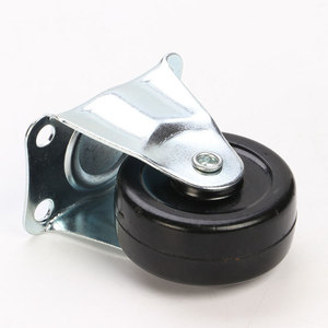 Wolverine Casters 2 Inch Fixed Caster Rubber Wheel For Office Desk Furniture Durable Lightweight - Product Image 3