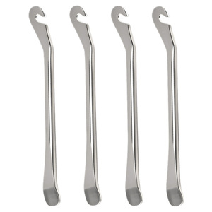 Palanca para neumáticos de acero inoxidable, color negro, herramienta para quitar neumáticos de bicicleta, uso en bicicletas de montaña - Product Image 3