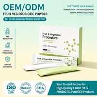Poudre Probiotique de Fruits et Légumes OEM ODM Marque Privée Vente en Gros Mélange Prébiotique d'Inuline de Pomme Fibres Alimentaires pour Usage Quotidien