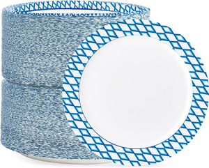 Assiettes en <span class=keywords><strong>carton</strong></span> blanc compostables personnalisées, robustes, pour gâteaux, hot-dogs, fêtes d'anniversaire, jetables, 9 et 10 pouces, avec logo, vente en gros - Product Image 1