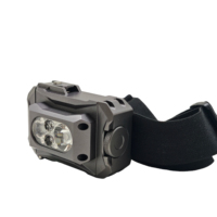 Lampe frontale LED 1100 lumens en alliage d'aluminium, personnalisée par une usine avec 44 ans d'expérience, batterie AAA, étanche IP65, portée de 142 m, lumière du jour réglable 6000K
