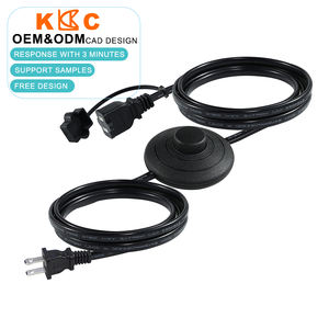 Multiprise domestique avec interrupteur à pédale intégré et télécommande, 3 prises, pour appareils électroniques de chambre et interrupteur de lampe intégré - Product Image 3