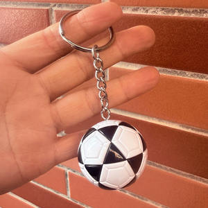 Haute qualité 3d Champion <span class=keywords><strong>du</strong></span> <span class=keywords><strong>Monde</strong></span> <span class=keywords><strong>Coupe</strong></span> Football Porte-clés Souvenirs En Gros Hommes PU Cuir Football Fans Porte-clés - Product Image 4