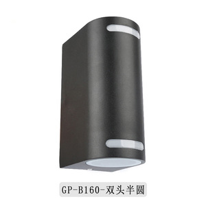 Lámpara de Pared Exterior GU10, Moderna, Minimalista, Impermeable, de Una o Dos Cabezas, para Pasillo, Balcón, Patio - Product Image 4