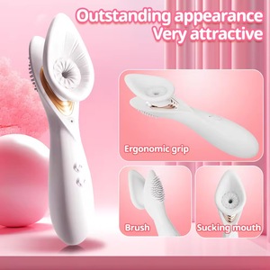 Jouets sexuels puissants <span class=keywords><strong>pour</strong></span> femmes adultes, 2 en 1, stimulation orale du clitoris, du mamelon et du vagin, plaisir orgasmique - Product Image 3