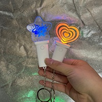 Porte-clés personnalisé en acrylique avec dessin animé, LED, forme patte, os, chat, chien, couleur changeante, breloque de sac, cadeau OEM
