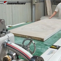 Machine de revêtement de rideaux SENLIAN UV avec pompe et moteur pour portes en bois, PVC, WPC - Application de couche de finition 0~110m/min
