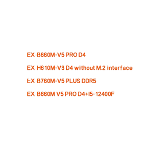 Tarjeta Madre B760 <span class=keywords><strong>B660</strong></span>, Compatible con CPU de 12ª/13ª/14ª Generación, 1700 Pines, 13400F, DDR4 DDR5, Doble Canal, 64GB para Computadora de Escritorio - Product Image 2