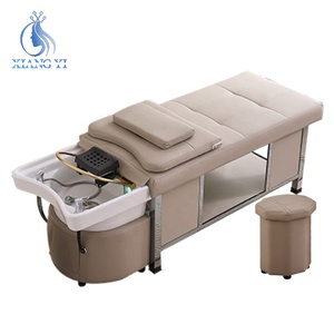 Multifunción reclinable cabeza Spa Masaje Tailandés con lámpara cabeza Spa champú cama - Product Image 1