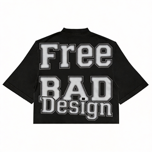 Camisetas de Punto de Algodón 100% Transpirables y Gruesas para Hombre, Tallas Grandes, Corte Holgado Regular, Logotipo Personalizado, Diseño Gráfico, Manga Corta - Product Image 2