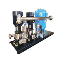 Pompe à eau à fréquence variable en acier inoxydable pour bâtiment commercial, multi-pompes en parallèle à pression constante avancée