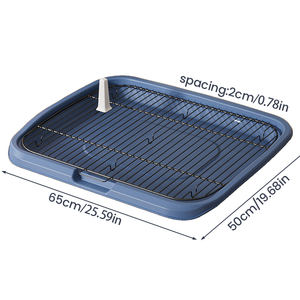 Tamanho grande para Grande Cão Canto Cão <span class=keywords><strong>Indoor</strong></span> Bandeja Higiênico Doggie Pet Bandeja Potty Park <span class=keywords><strong>Dog</strong></span> Wee Pee Pads Bandeja Sanitário - Product Image 5