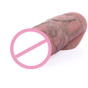 SXXY 5 Styles Realistic Hollow Penis Sleeve With Real Veins Cock Cover Silicone Reusable Sex <b>Toys</b> <b>for</b> Adult <b>Men</b> Dick Enlarge - Product Image 4