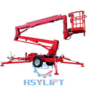 טרקטור בום להרים זחלר בום הרמת טריילר קומפקטי רכוב פלטפורמה אווירית - Product Image 3